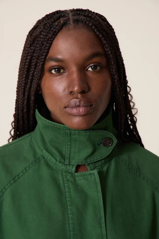 Jackets and Coats Women Leon and Harper Victorine Pln Trenchcoat Green