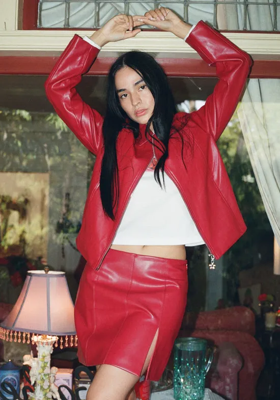 Jackets Outerwear Shyla Jacket Cherry Red 8211 Lisa Says Gah Women