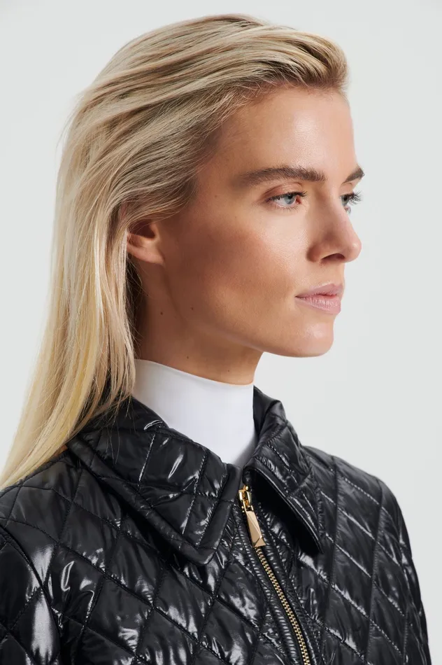 Jackets Scanlan Theodore Women QUILTED JACKET BLACK