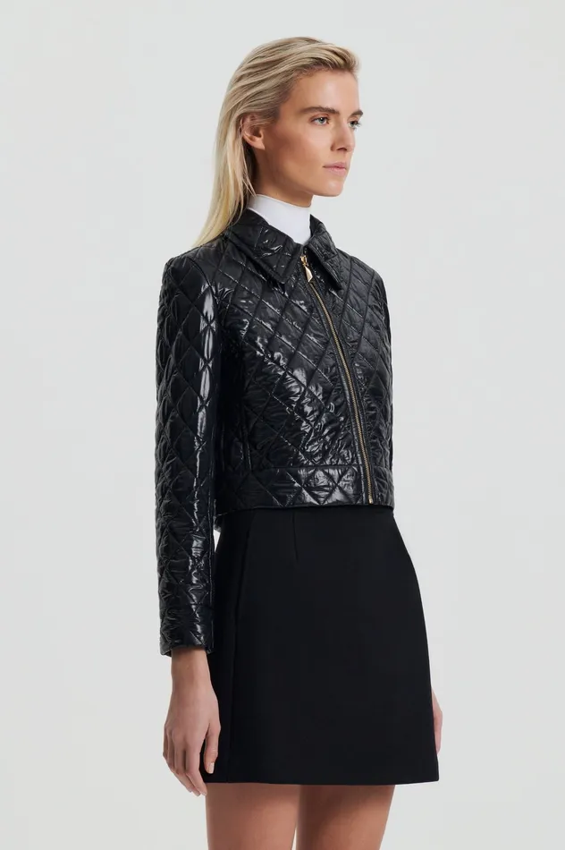 Jackets Scanlan Theodore Women QUILTED JACKET BLACK