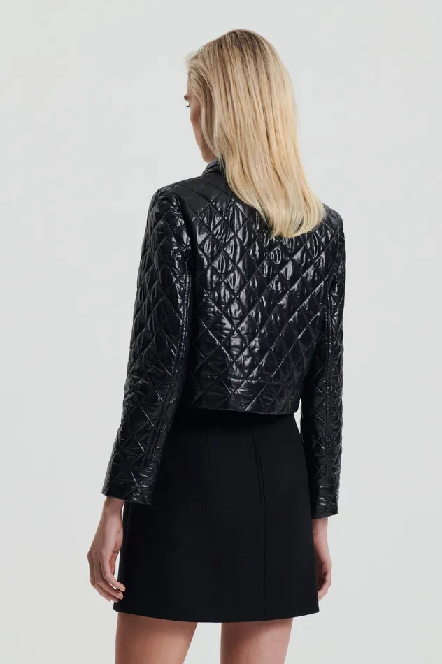 Jackets Scanlan Theodore Women QUILTED JACKET BLACK