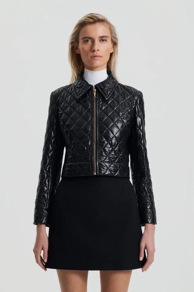 Jackets Scanlan Theodore Women QUILTED JACKET BLACK