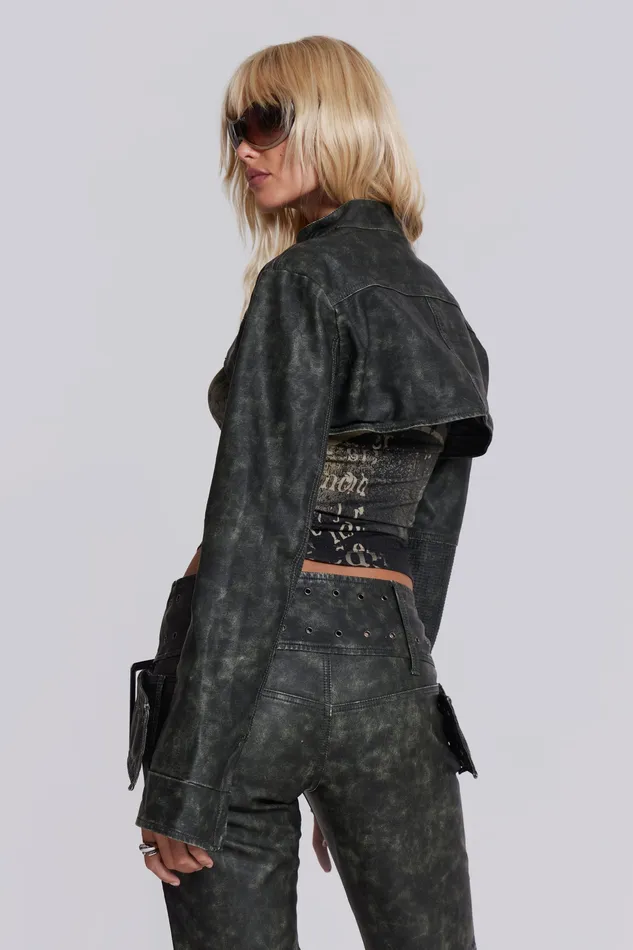 Jaded London Shop Assassin Faux Leather Trousers Women Tops