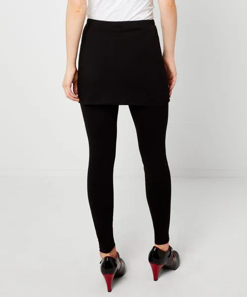 Jeans and Trousers Apparel Essential 2 In 1 Leggings BlackNavy Joebrowns
