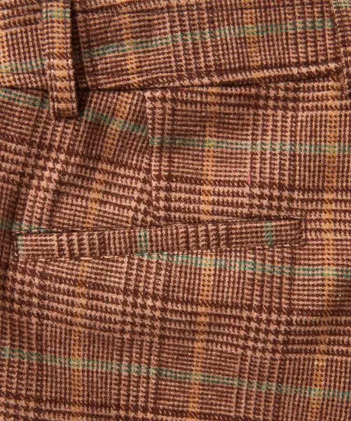 Jeans and Trousers Heritage Check Trousers Brown Joebrowns Apparel