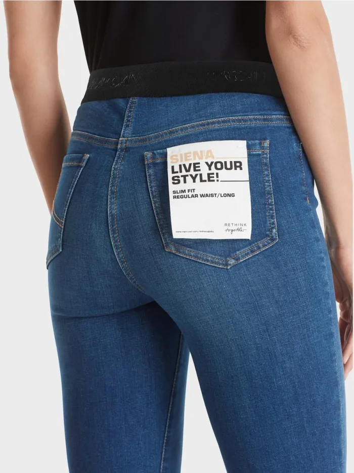Jeans Damen Marc Cain 034Rethink Together034 Jeans SIENA Blue Denim