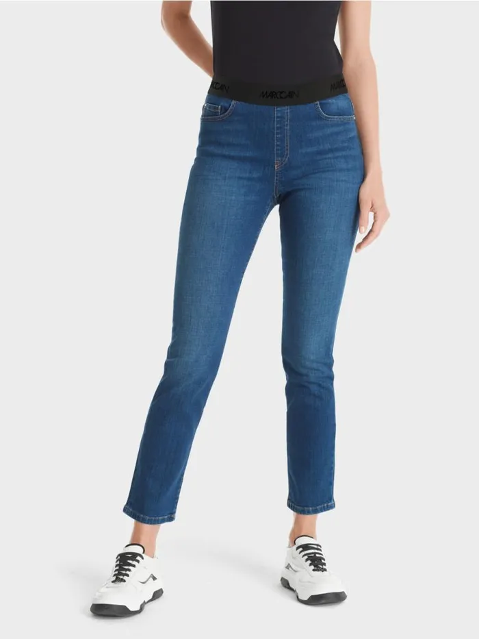 Jeans Damen Marc Cain 034Rethink Together034 Jeans SIENA Blue Denim