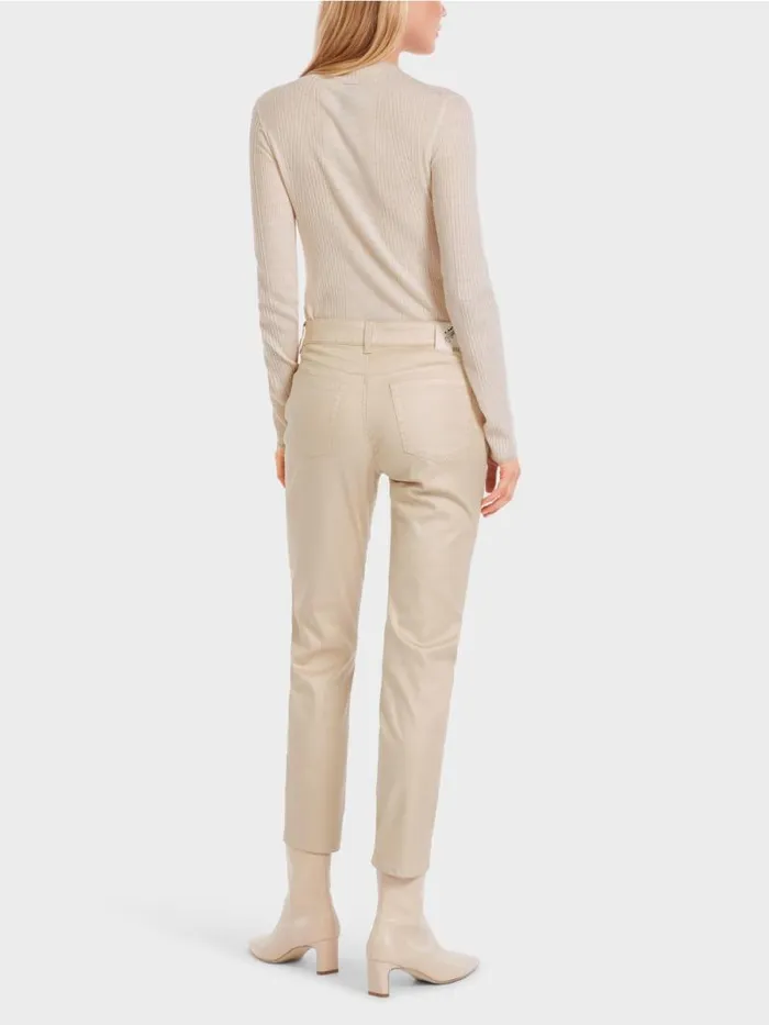 Jeans Damen Marc Cain FivePocket Jeans SIKAR Mit Glanzeffekt Soft Blossom
