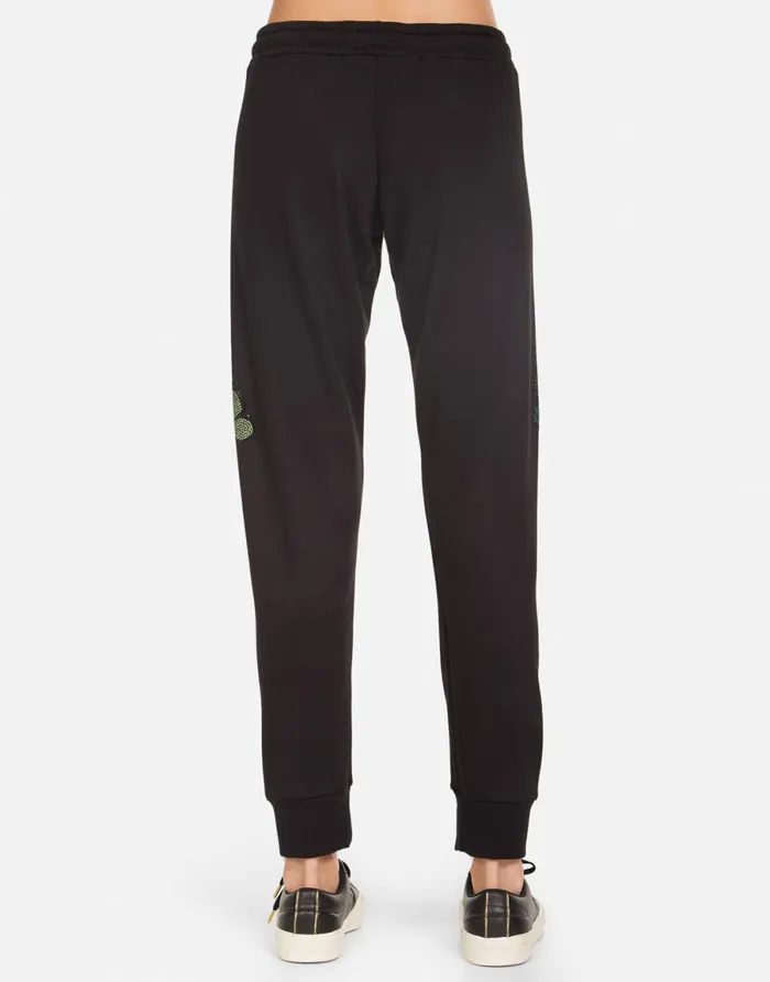 Jess Crystal Butterfly Black Women039s Lauren Moshi Long Sweatpants
