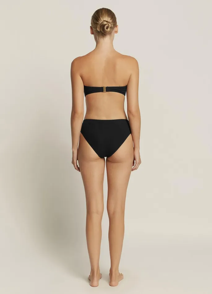 Jetset Bandeau Bikini Top Black Women JETS Australia Bandeau Bikini Tops
