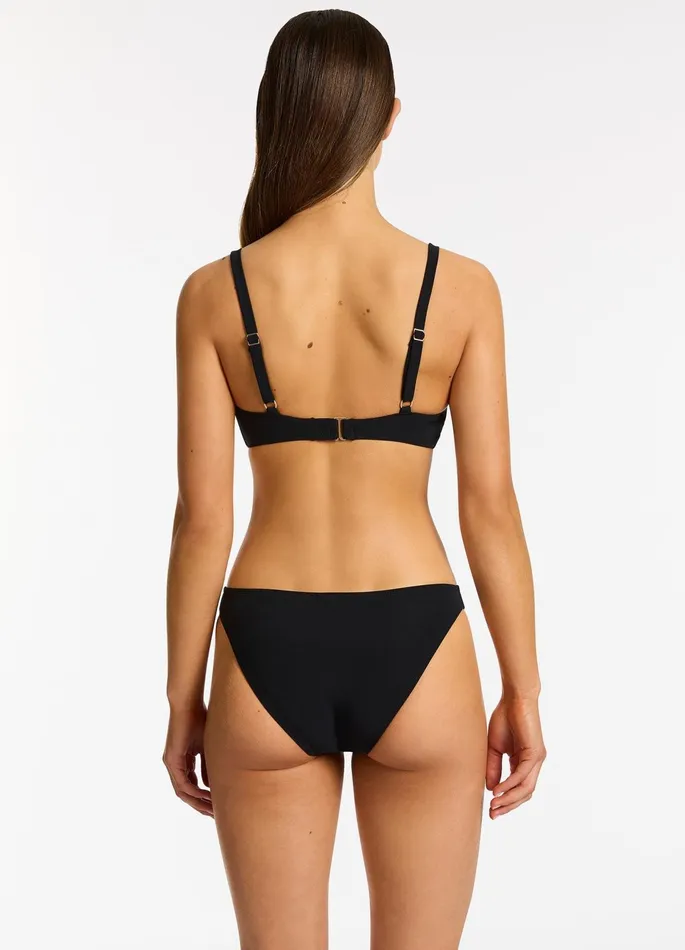 Jetset Hipster Pant Black Women JETS Australia Hipster Bikini Bottoms
