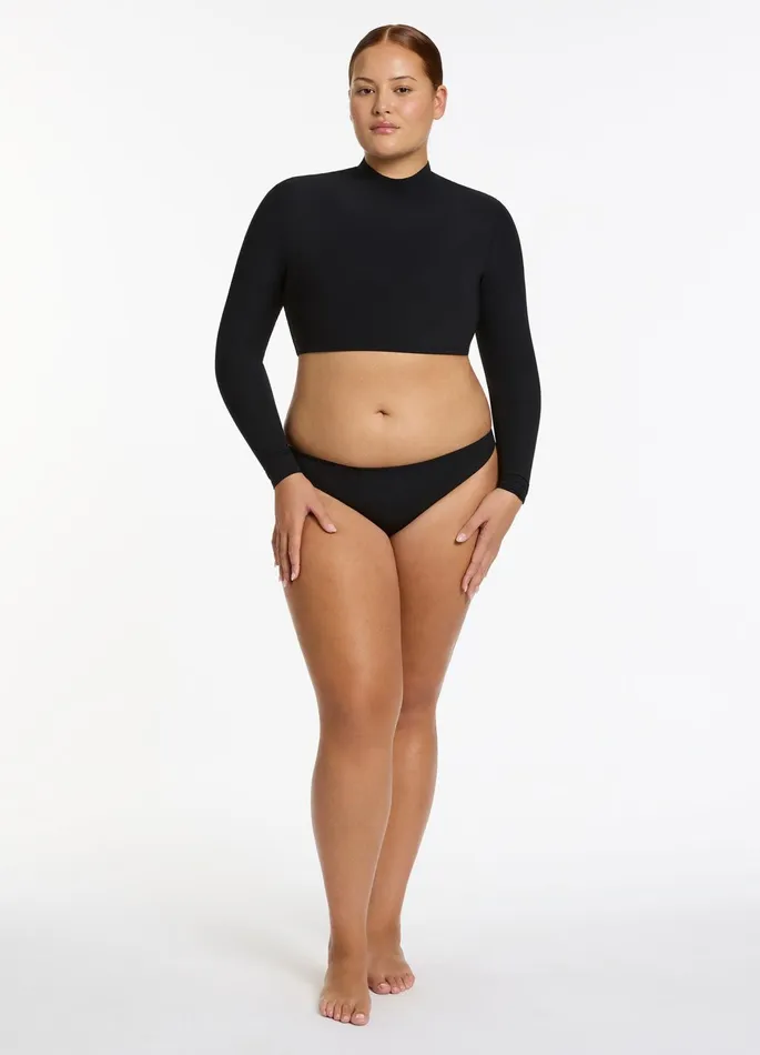 Jetset Hipster Pant Black Women JETS Australia Hipster Bikini Bottoms