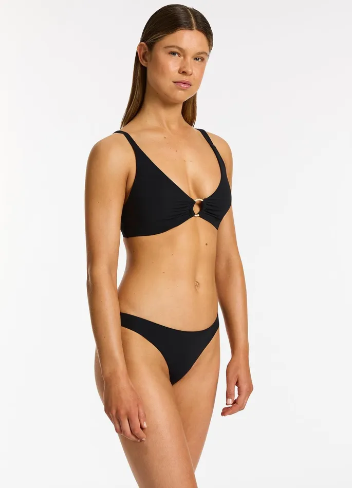 Jetset Hipster Pant Black Women JETS Australia Hipster Bikini Bottoms