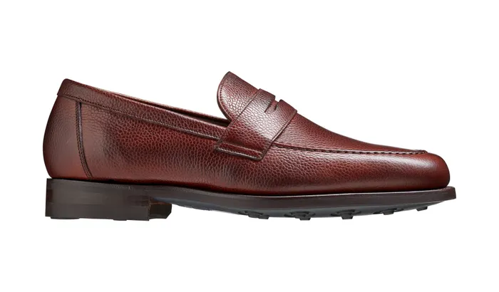 Jevington 8211 Cherry Grain Men Barker Shoes Mens Loafers