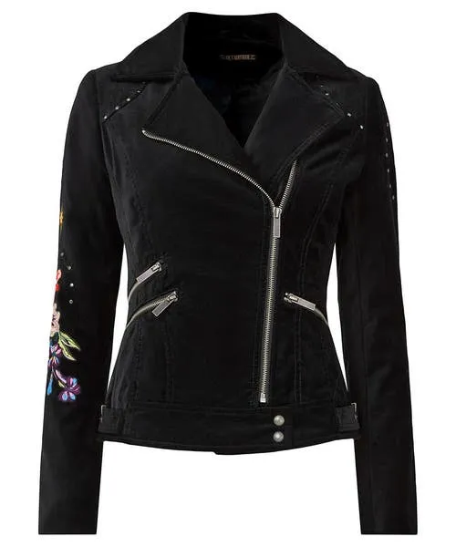 Joebrowns Boutique Collection Apparel Wild And Free Embroidered Boutique Jacket Black Joebrowns Boutique Collection Apparel Wild And Free Embroidered Boutique Jacket Black