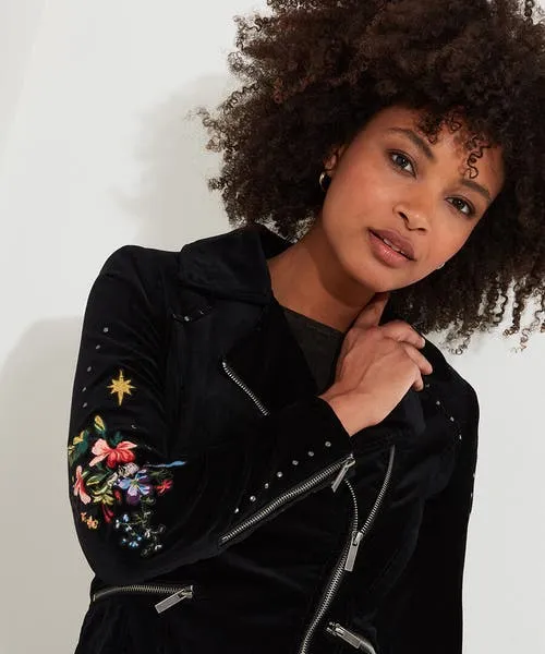 Joebrowns Boutique Collection Apparel Wild And Free Embroidered Boutique Jacket Black Joebrowns Boutique Collection Apparel Wild And Free Embroidered Boutique Jacket Black