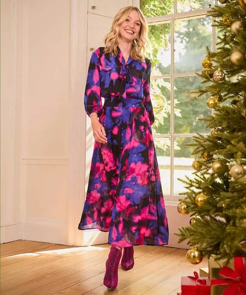 Joebrowns Emelda Printed Dress Pink Apparel Dresses