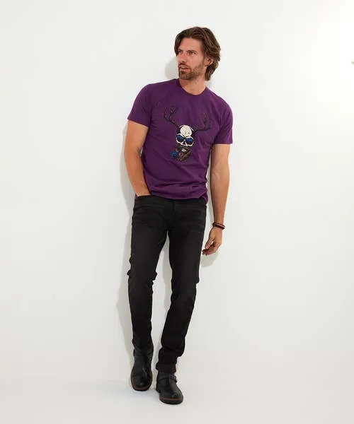 Joebrowns Gifts Apparel Keeping It Wild Tee Purple Joebrowns Gifts Apparel Keeping It Wild Tee Purple