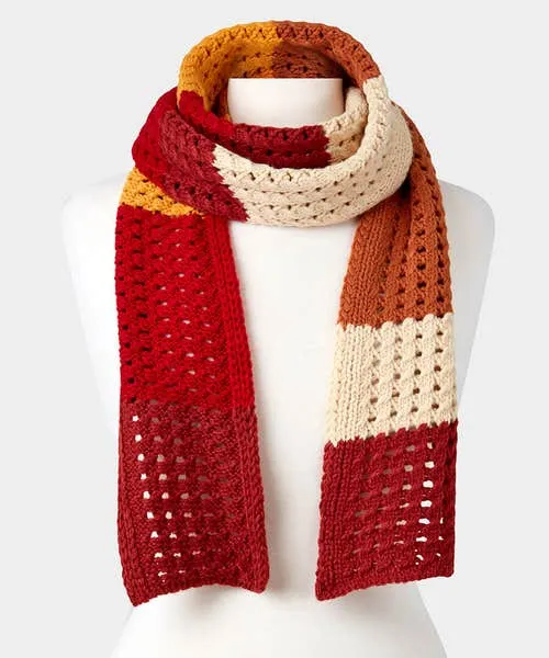 Joebrowns Liberty Colour Block Scarf Multi Apparel Accessories and Jewellery