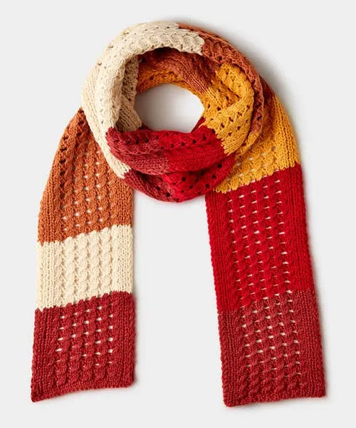 Joebrowns Liberty Colour Block Scarf Multi Apparel Accessories and Jewellery Joebrowns Liberty Colour Block Scarf Multi Apparel Accessories and Jewellery