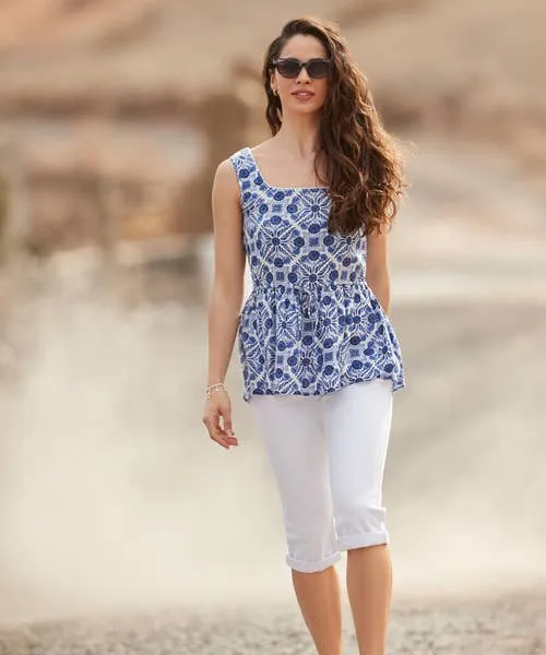 Joebrowns Ocean Vibes Top Blue Apparel Tops Tunics and Blouses Joebrowns Ocean Vibes Top Blue Apparel Tops Tunics and Blouses