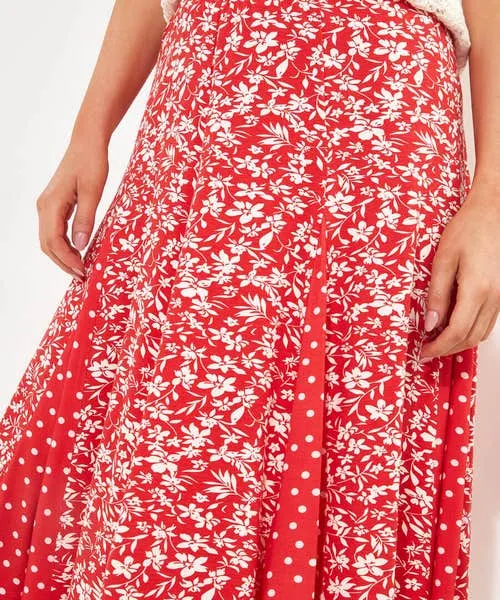 Joebrowns Skirts Apparel Jemima Jersey Skirt Red