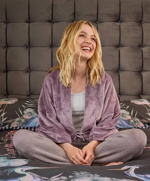 Joebrowns Sloe Joes Kimono Purple Apparel Loungewear and Pyjamas Joebrowns Sloe Joes Kimono Purple Apparel Loungewear and Pyjamas
