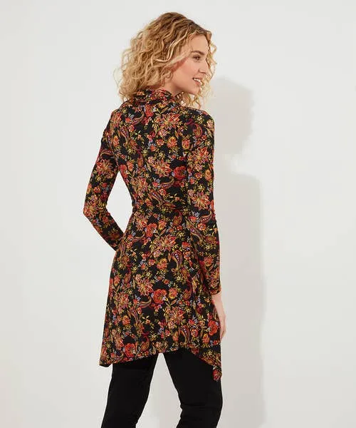 Joebrowns Tops Tunics and Blouses Apparel All New Button Printed Jersey Tunic Multi Joebrowns Tops Tunics and Blouses Apparel All New Button Printed Jersey Tunic Multi