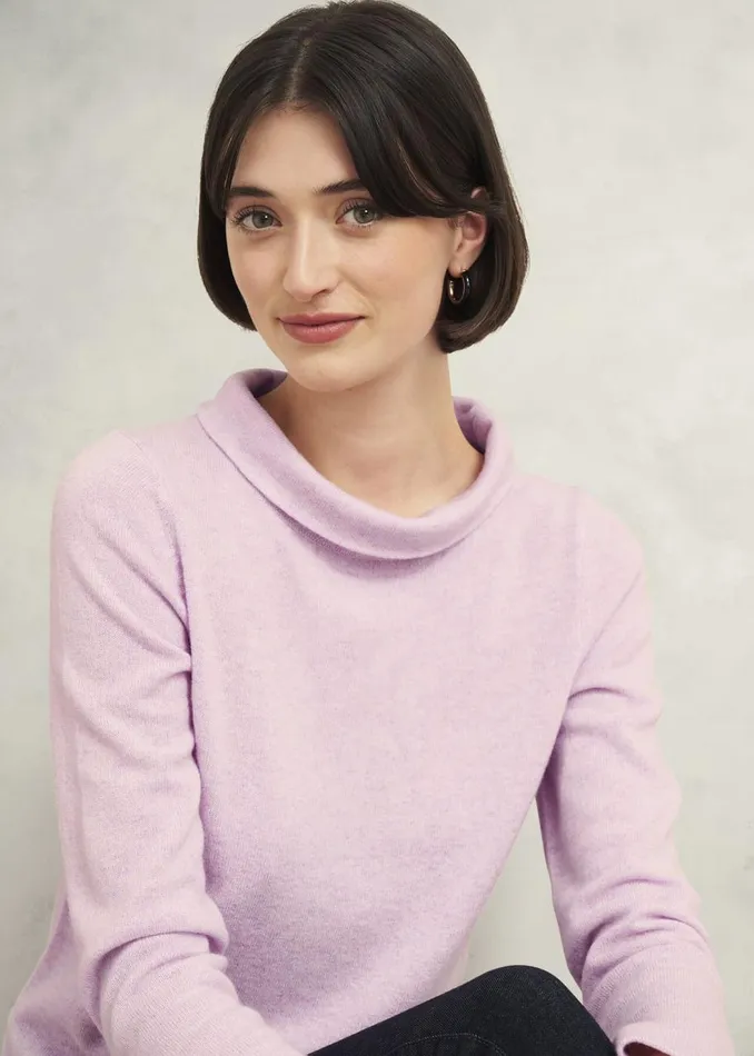 Jumpers and Cardigans Women HOBBS Audrey Wool Cashmere Jumper Candy Marl