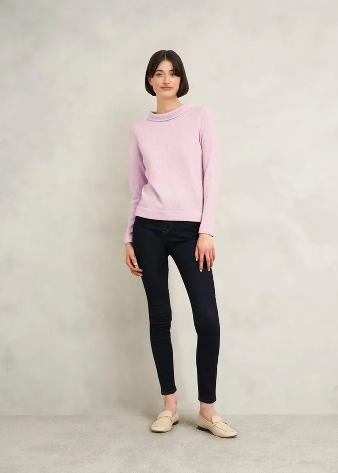 Jumpers and Cardigans Women HOBBS Audrey Wool Cashmere Jumper Candy Marl