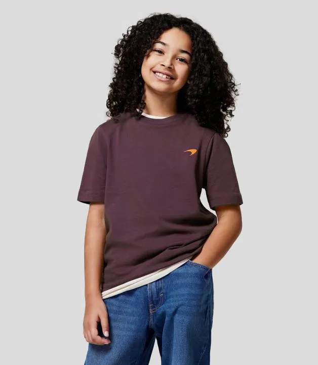 Junior Castore Junior McLaren 2024 Born To Race TShirt 8211 PLUM PERFECT