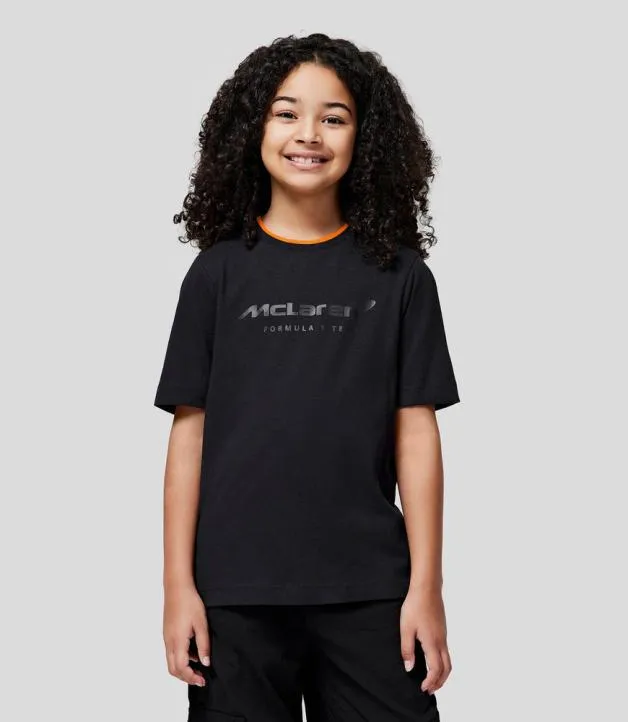 Junior Castore Junior McLaren 2024 Core Essentials TShirt 8211 ANTHRACITE
