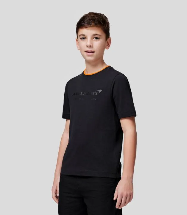 Junior Castore Junior McLaren 2024 Core Essentials TShirt 8211 ANTHRACITE
