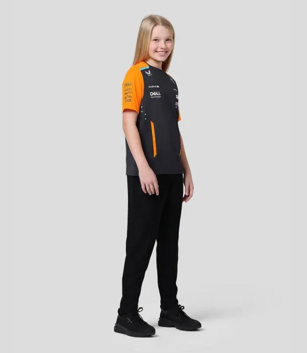 Junior Castore Junior McLaren Official Teamwear Set Up TShirt Oscar Piastri Formula 1 8211 PhantomPapaya