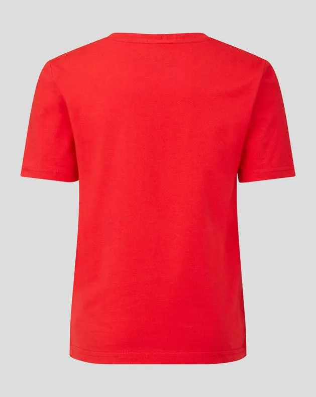 Junior Castore Junior ORACLE RED BULL RACING LARGE FRONT LOGO TEE 8211 FLAME SCARLET
