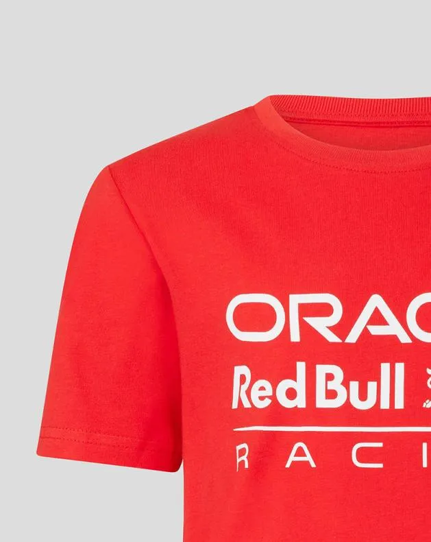 Junior Castore Junior ORACLE RED BULL RACING LARGE FRONT LOGO TEE 8211 FLAME SCARLET