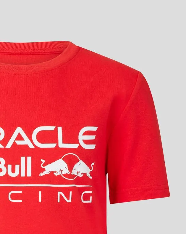 Junior Castore Junior ORACLE RED BULL RACING LARGE FRONT LOGO TEE 8211 FLAME SCARLET