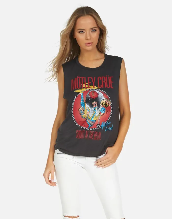 Kel X Shout At The Devil Onyx Women039s Lauren Moshi Tanks