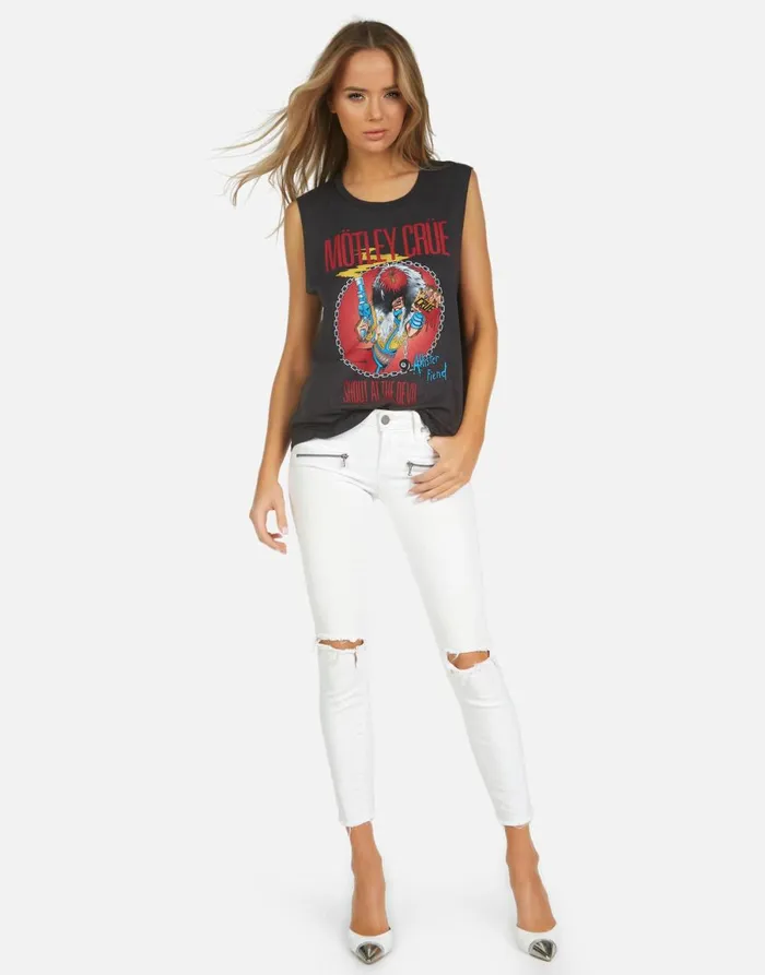 Kel X Shout At The Devil Onyx Women039s Lauren Moshi Tanks
