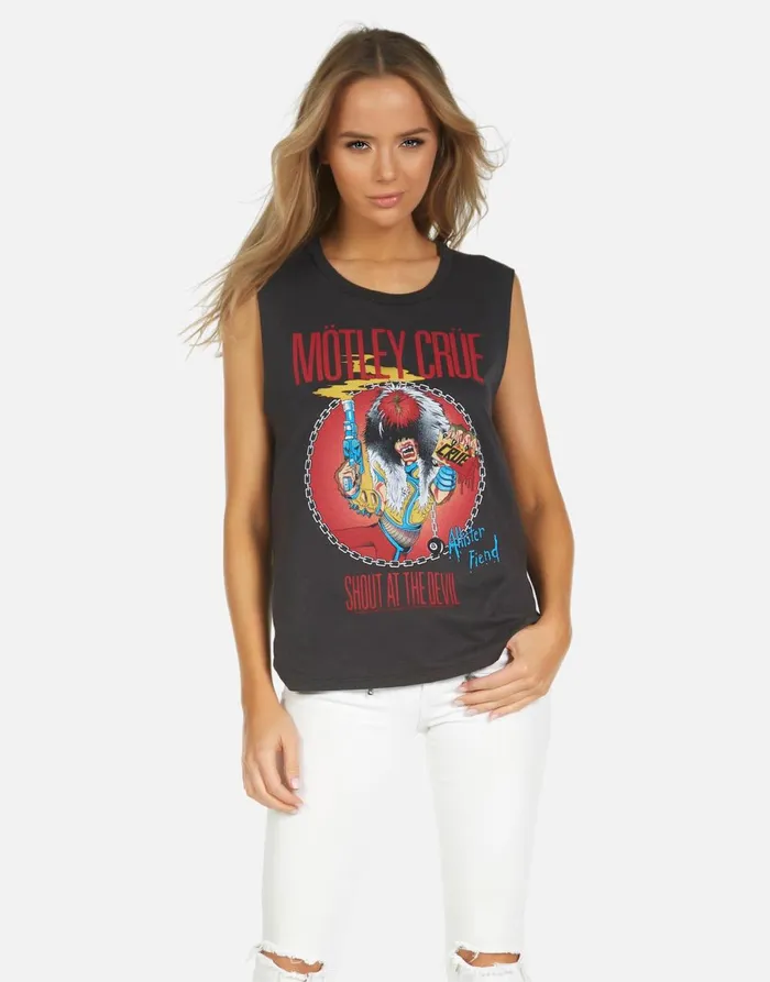 Kel X Shout At The Devil Onyx Women039s Lauren Moshi Tanks