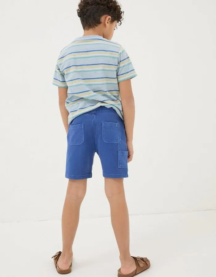 Kids FatFace Shorts Eddie Sweat Shorts Cobalt Blue