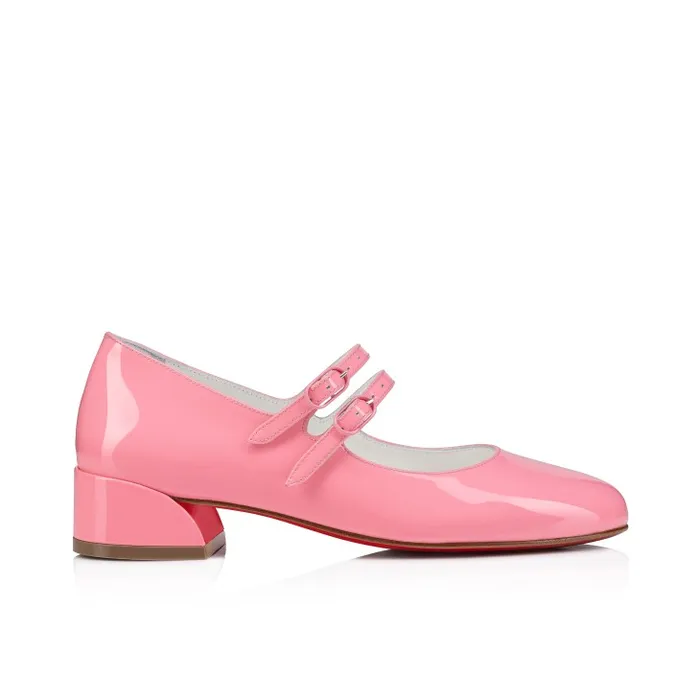 Kids Jane Fille Ballerinas 8211 Patent Calf Leather 8211 Calipso Christian Louboutin Ballerinas