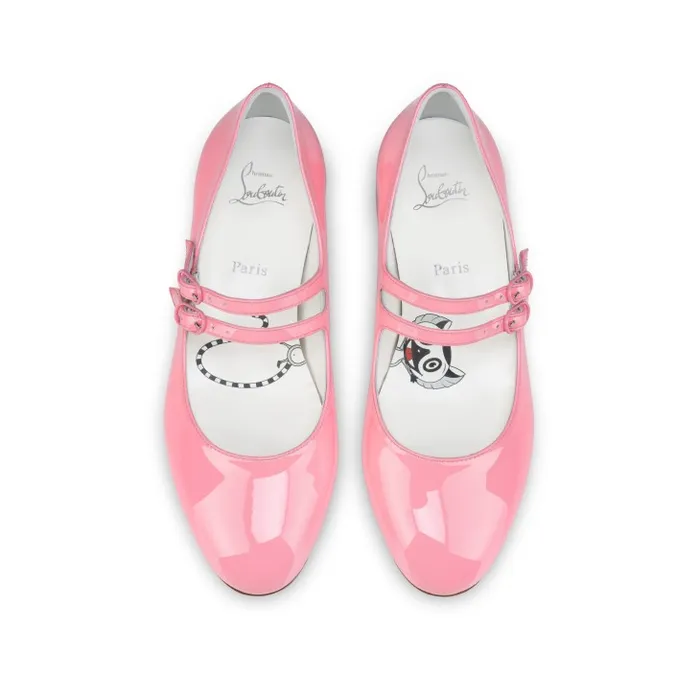 Kids Jane Fille Ballerinas 8211 Patent Calf Leather 8211 Calipso Christian Louboutin Ballerinas