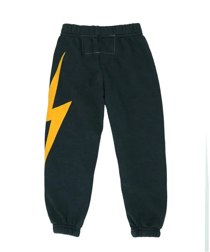 Kids Kids Collection Aviator Nation KID039S BOLT SWEATPANTS 8211 CHARCOAL