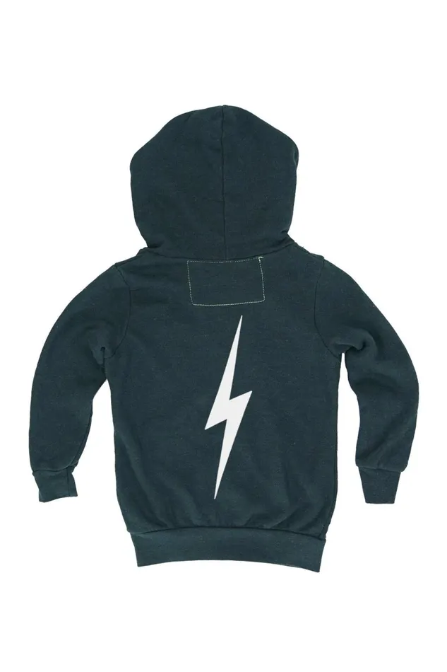 Kids Kids Collection Aviator Nation KIDS BOLT PRINT ZIP HOODIE 8211 CHARCOAL WHITE Kids Kids Collection Aviator Nation KIDS BOLT PRINT ZIP HOODIE 8211 CHARCOAL WHITE