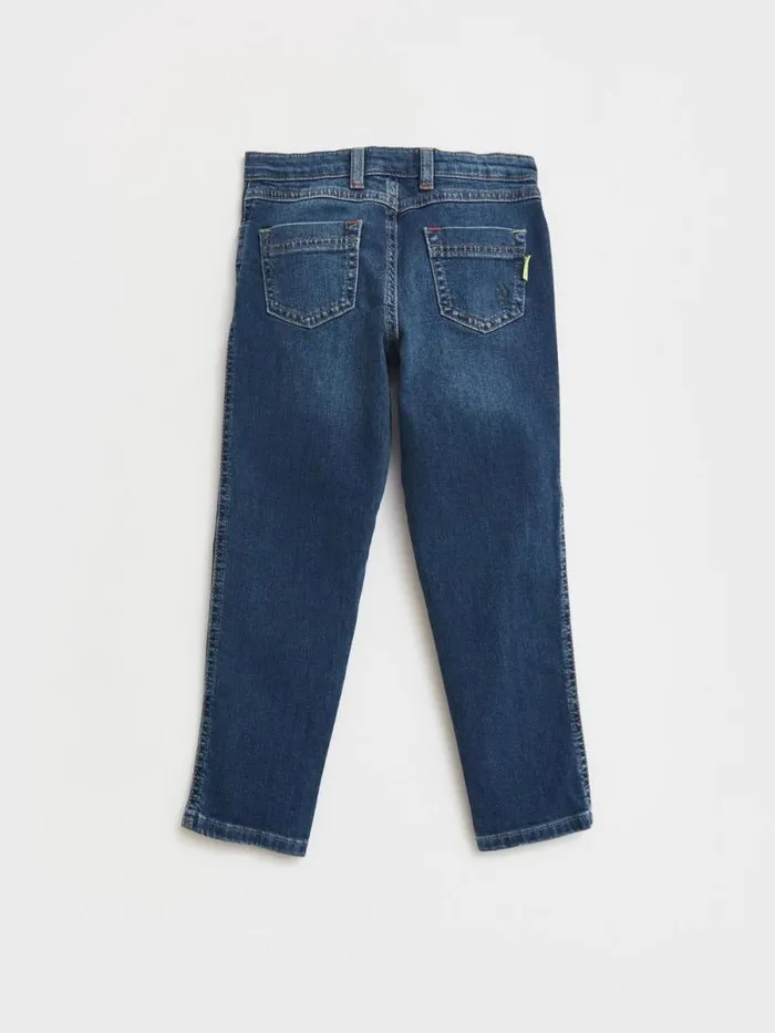 Kids River Rib Repair Jean Deep Blue White Stuff Trousers