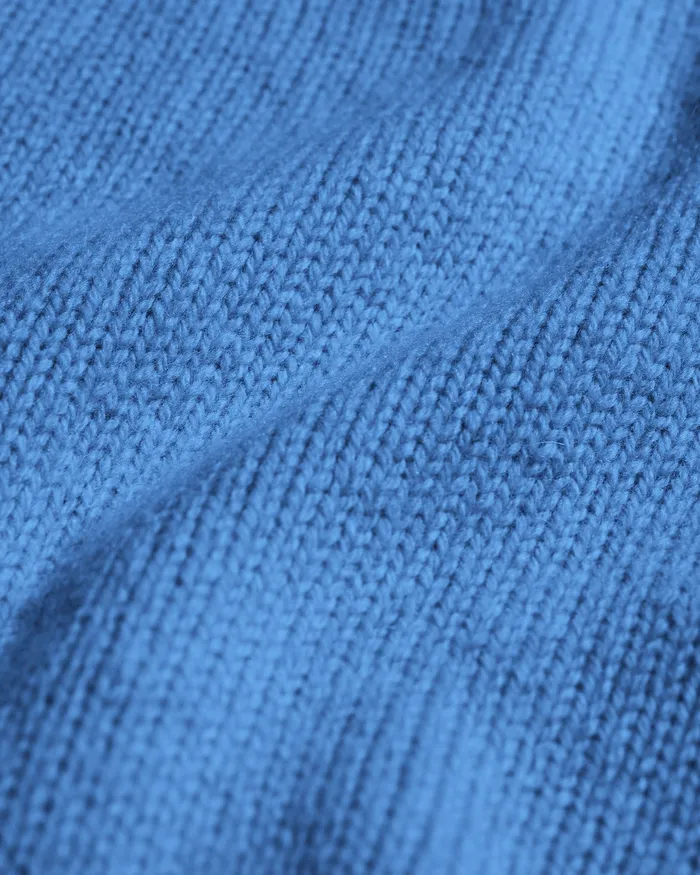 Knit Sweaters Colorfulstandard Women Oversized Merino Wool Crew 8211 Pacific Blue