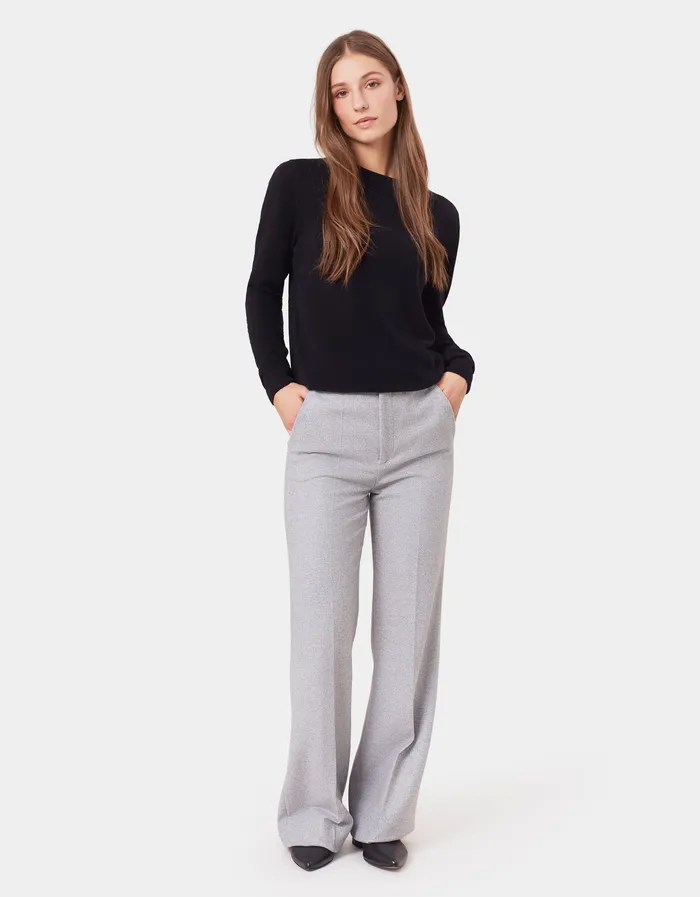 Knit Sweaters Women Colorfulstandard Women Light Merino Wool Crew 8211 Deep Black