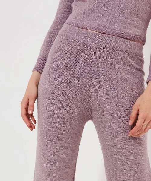 Knitwear and Cardigans Sloe Joes Wide Leg Knitted Trousers Purple 8211 Joebrowns Apparel Knitwear and Cardigans Sloe Joes Wide Leg Knitted Trousers Purple 8211 Joebrowns Apparel