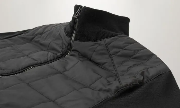 Knitwear Men Belstaff Kelbrook Zip Cardigan Black Knitwear Men Belstaff Kelbrook Zip Cardigan Black